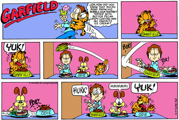 Garfield, June 1990 Comic Strips | Garfield Wiki | FANDOM Powered By Wikia