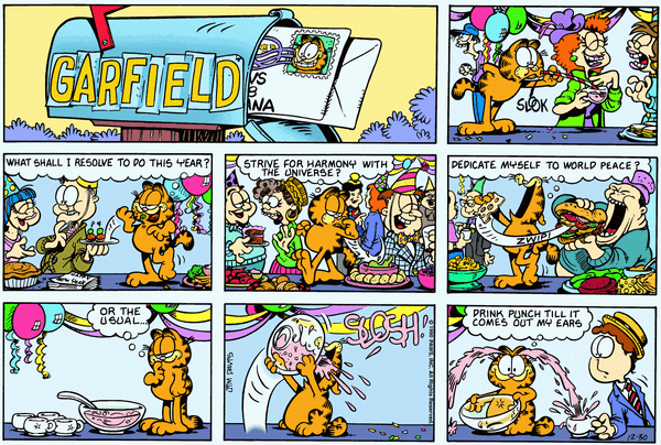 Garfield, December 1990 comic strips | Garfield Wiki | FANDOM powered ...