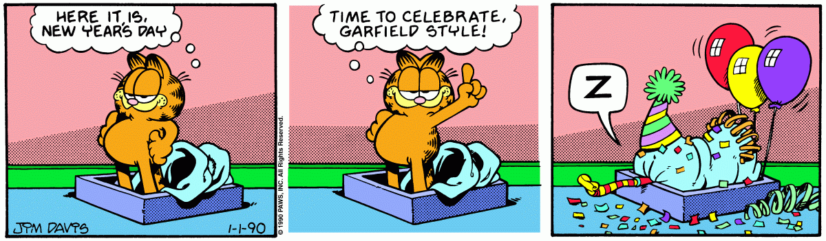 Image result for happy new year garfield