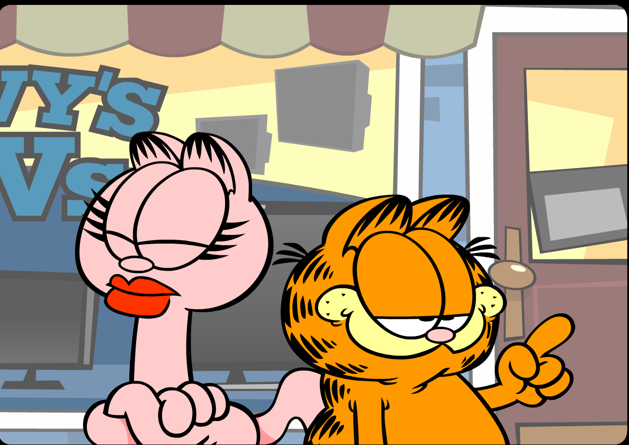 what flat character is in garfield