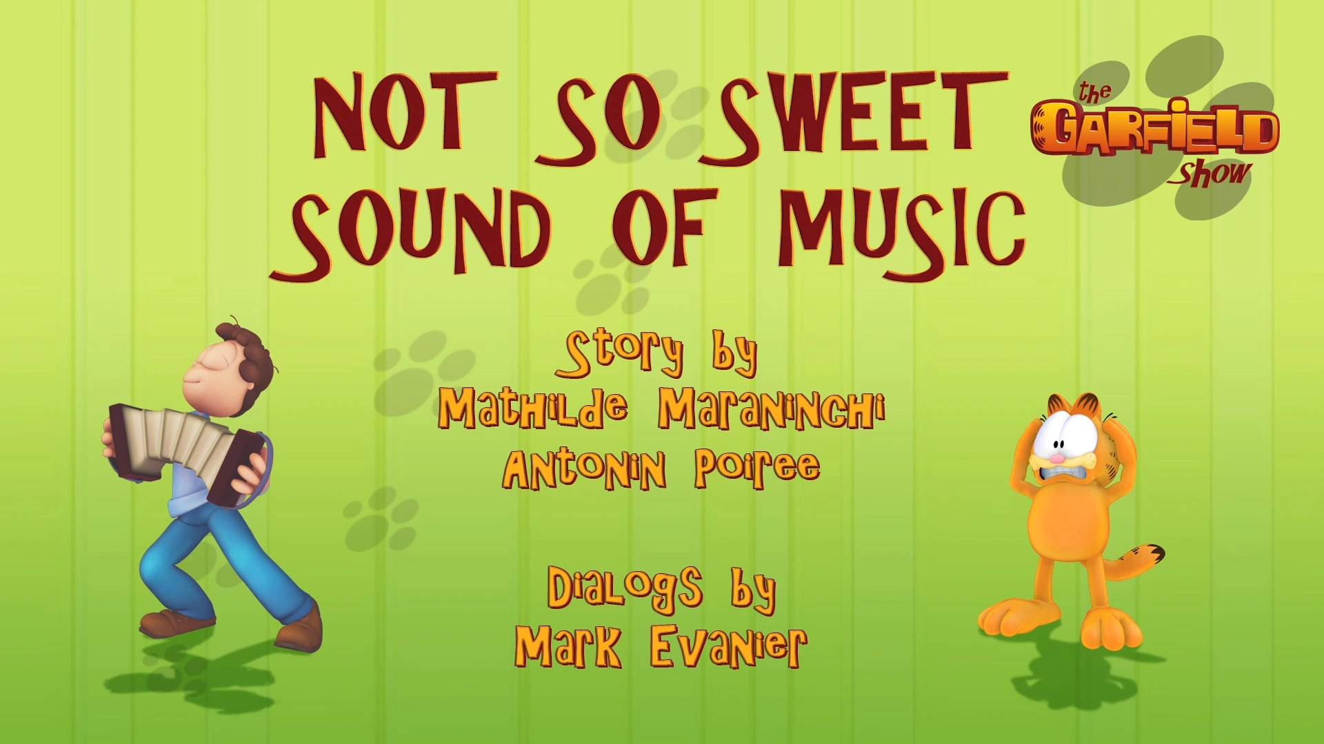 Not So Sweet Sound of Music | Garfield Wiki | FANDOM powered by Wikia