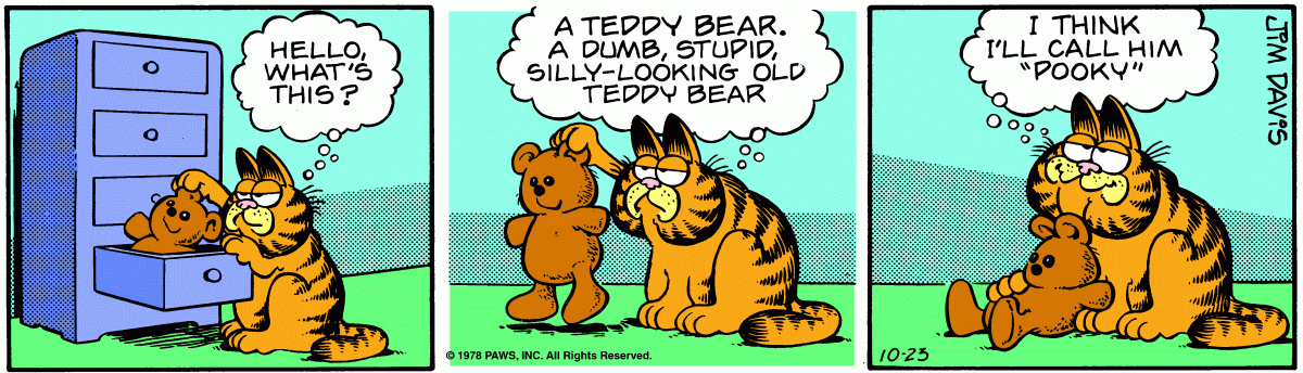 garfield teddy bear