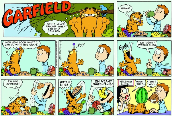 Garfield, November 1987 comic strips | Garfield Wiki | FANDOM powered by Wikia