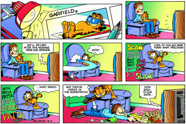 Garfield, September 1997 comic strips | Garfield Wiki | Fandom