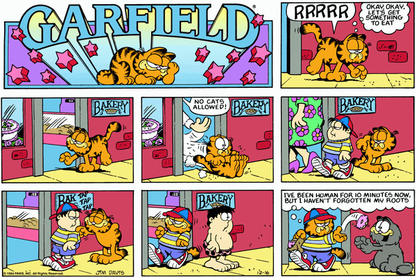 Garfield, December 1984 comic strips | Garfield Wiki | Fandom