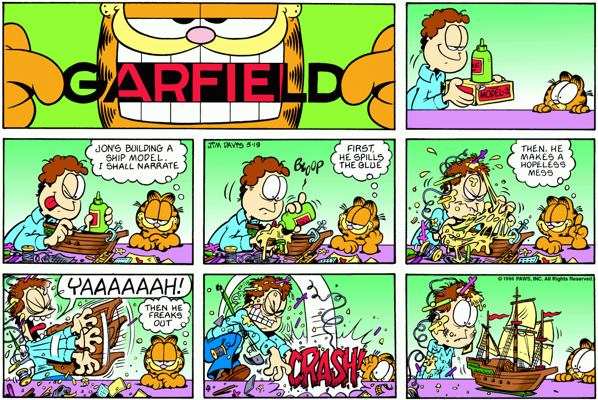 Garfield, May 1996 Comic Strips | Garfield Wiki | Fandom