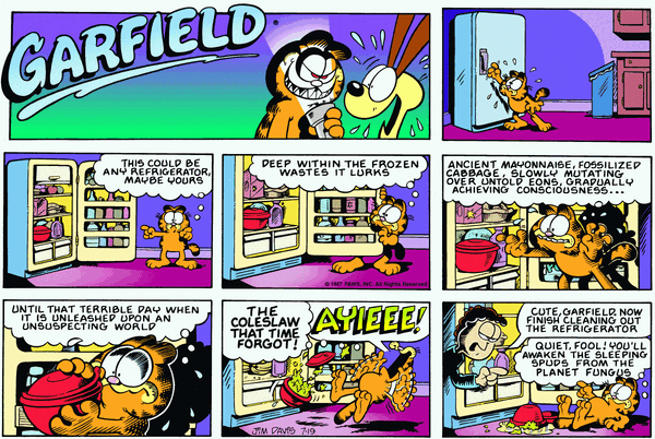 Garfield, July 1987 comic strips | Garfield Wiki | Fandom