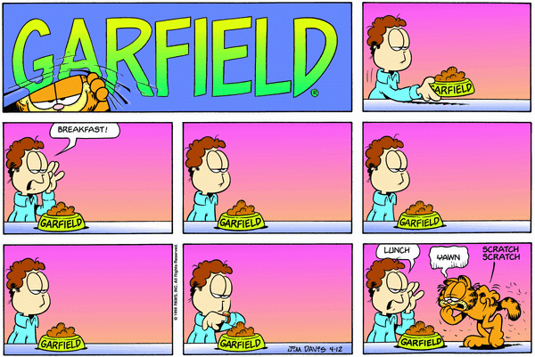 Garfield, April 1998 comic strips | Garfield Wiki | Fandom