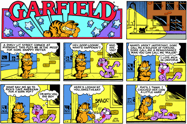 Garfield, November 1984 comic strips | Garfield Wiki | FANDOM powered ...