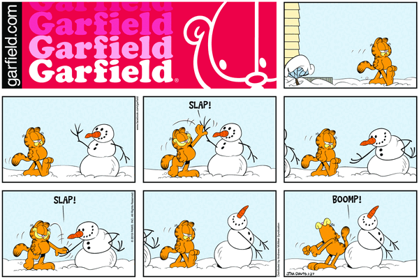 Garfield, January 2019 comic strips | Garfield Wiki | Fandom