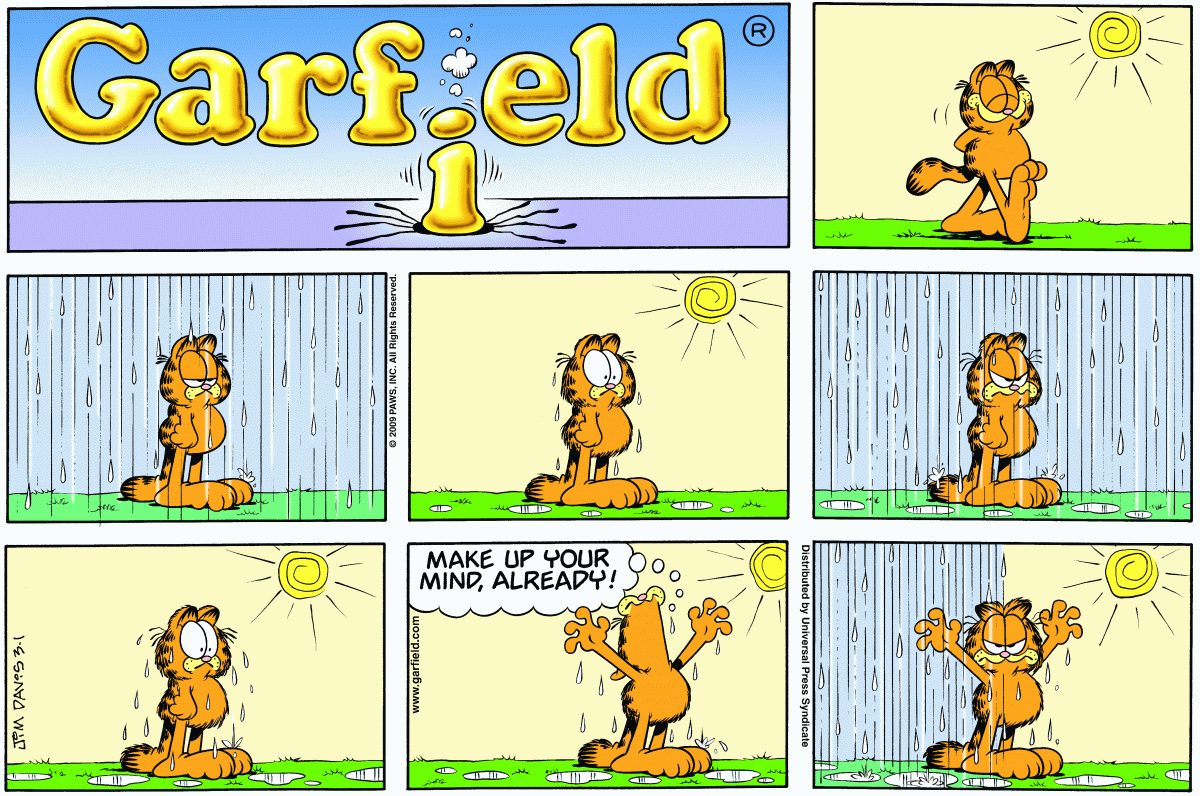 Garfield, March 2009 comic strips Garfield Wiki Fandom