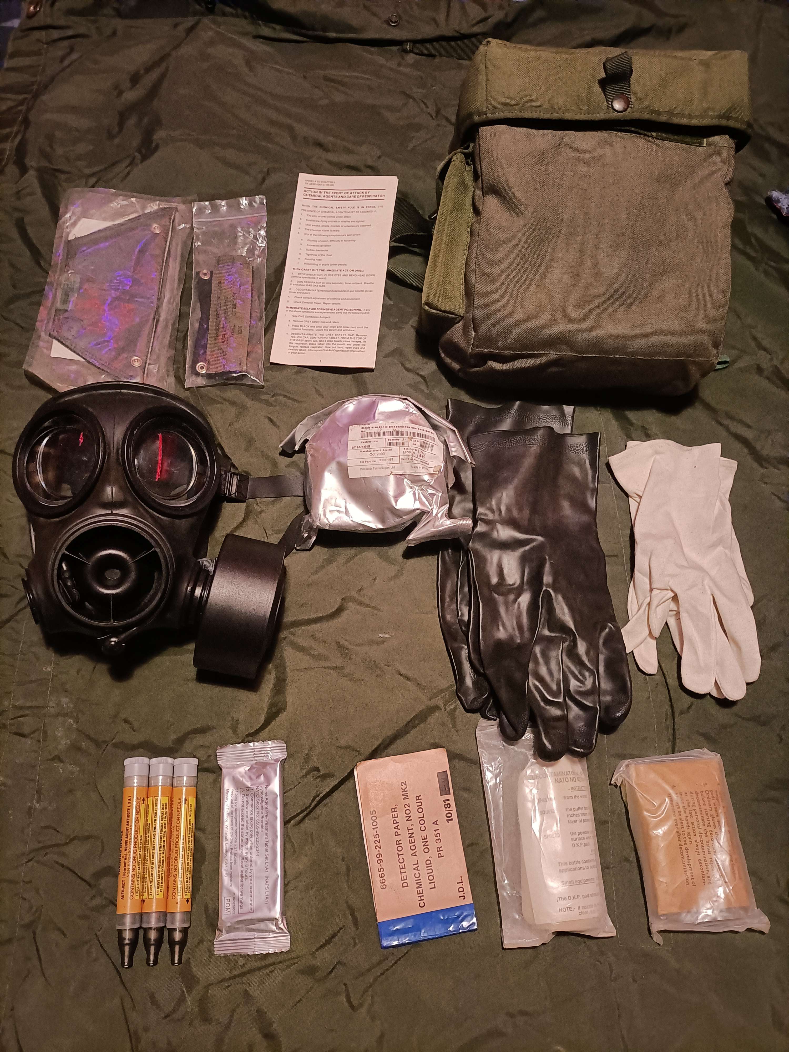 S10 Gas Mask Outserts