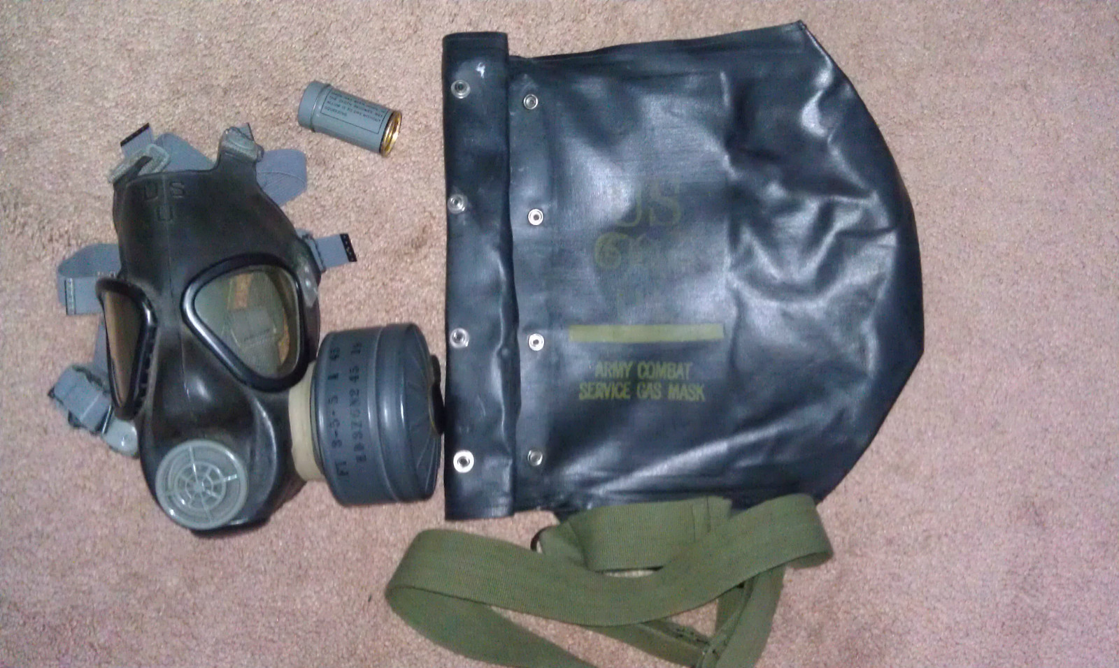Assault Gas Mask Bag Reproduction U.S