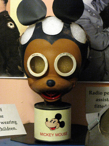 mickey mouse gas mask
