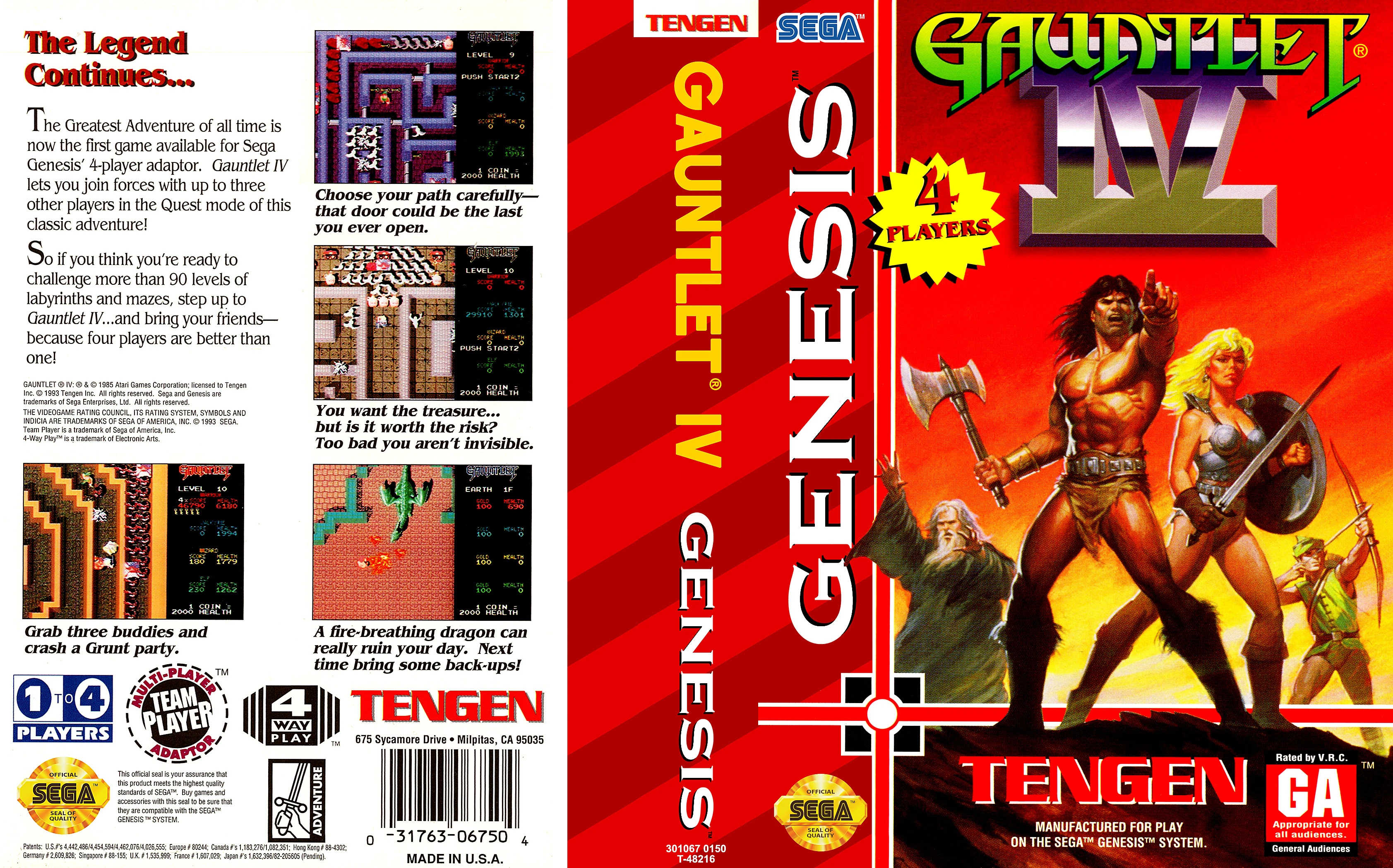 gauntlet sega genesis