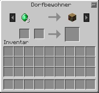 Tauschverhaltnisse Bei Villagern Npc Dorfbewohnern In Minecraft