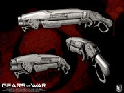 Gears of war cog gnasher by yemyam-d4e5ynq