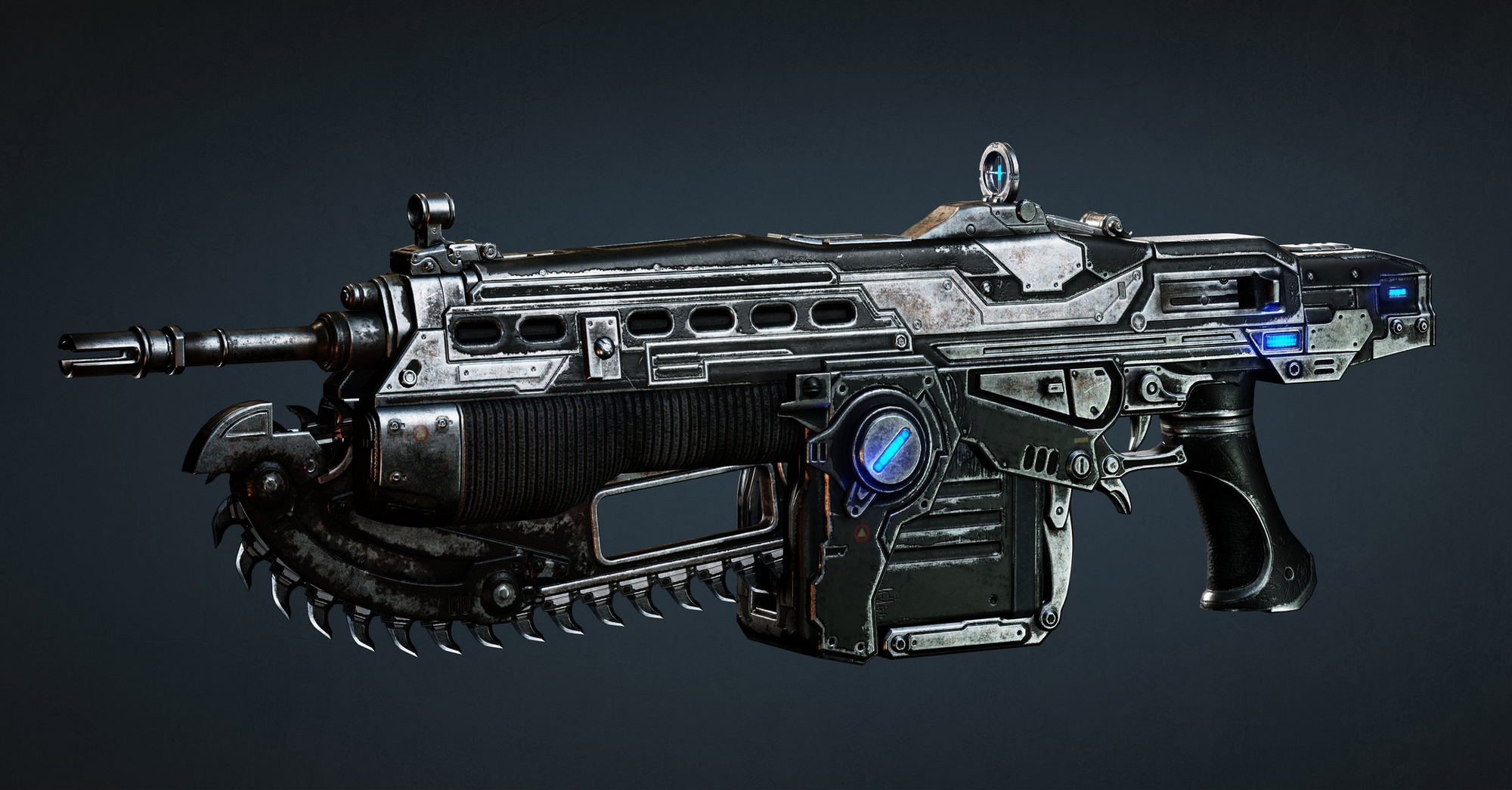 Mark 2 Lancer Assault Rifle Gears of War Wiki Fandom