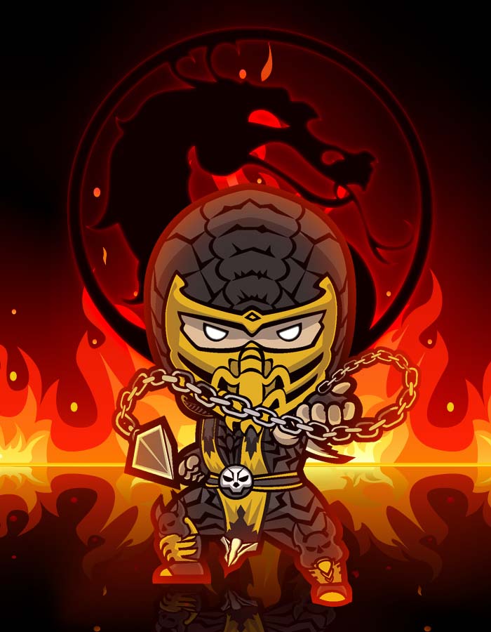 Imagen - Mortal kombat 9 scorpion-chibi-by reinosekai-FGE ...