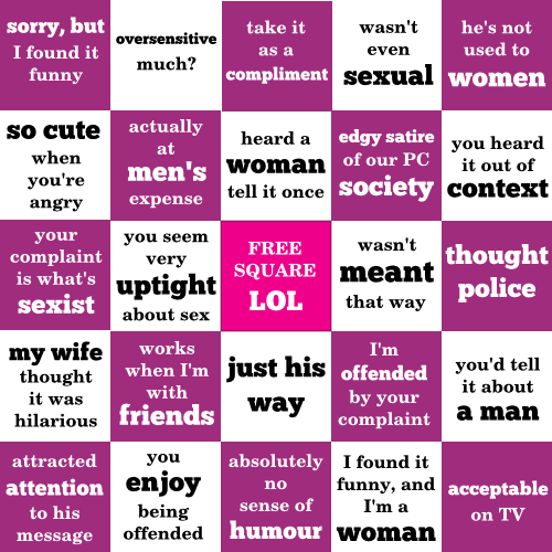 Buzzword bingo online game