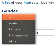 Drupal-gender