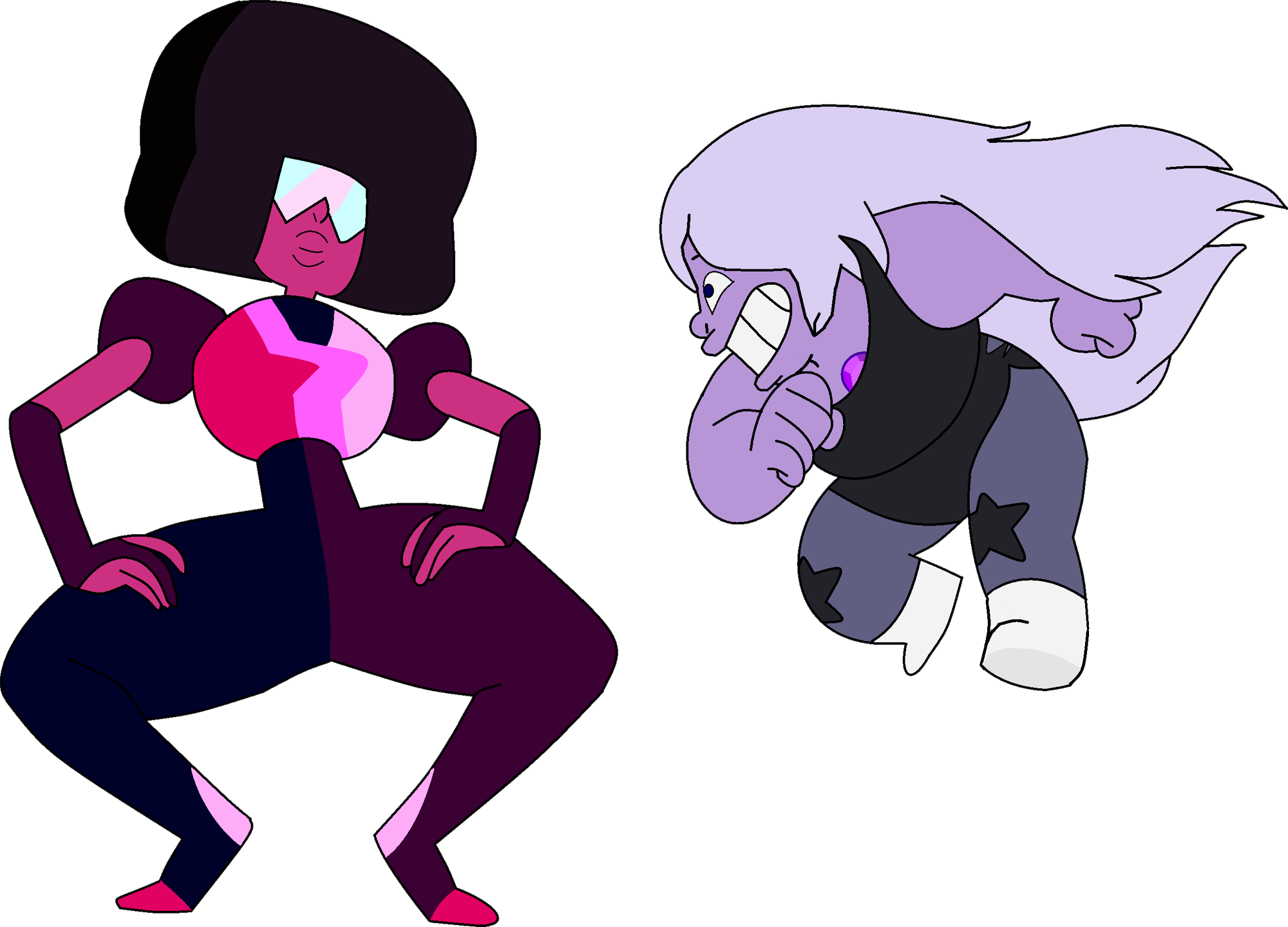 Imagen and amethyst new png.png Gemas de Steven Universe
