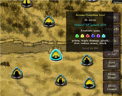 Level 16 on map