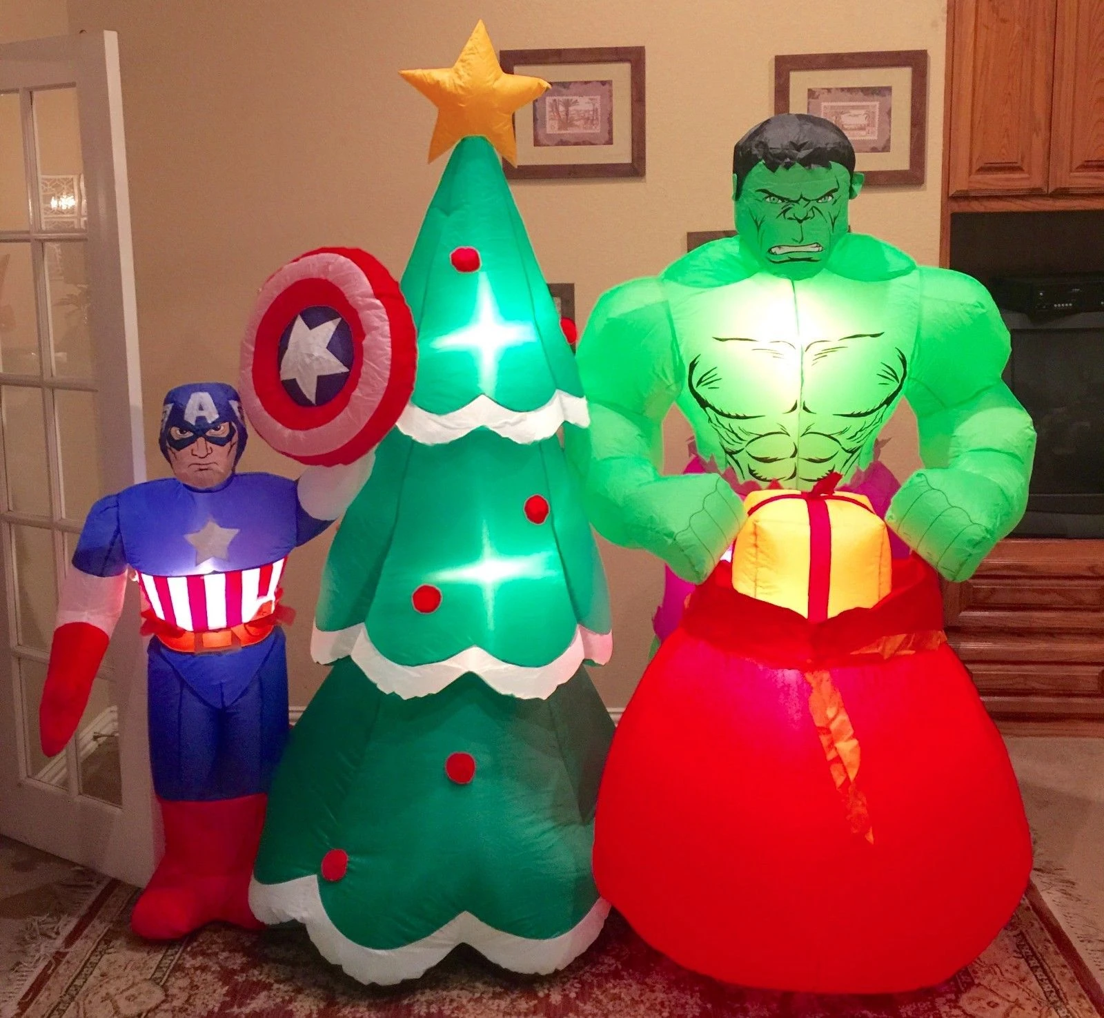 Image Gemmy Prototype Christmas Avengers Captain America Hulk