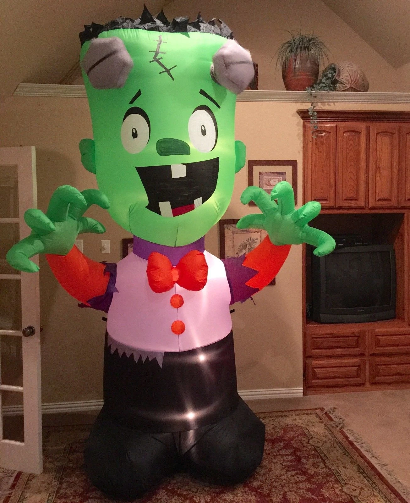 Image Gemmy Prototype Halloween Wacky Frankenstein Inflatable