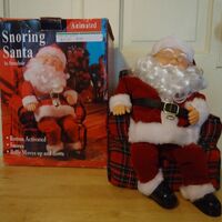 Animated Snoring Santa In Chair Gemmy Wiki Fandom