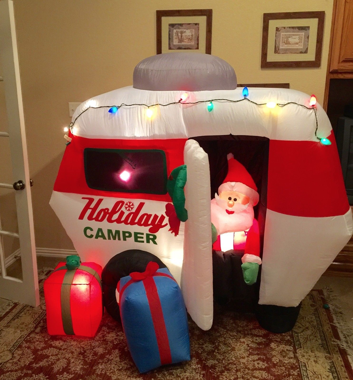 image gemmy prototype christmas santa holiday camper griswold christmas decorations