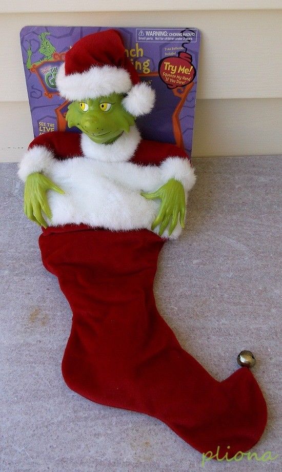 Grinch Stocking Gemmy Wiki Fandom
