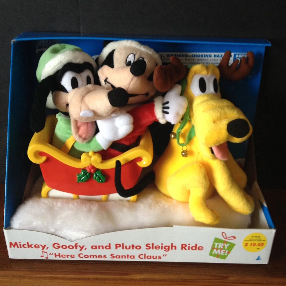 Mickey, Goofy, and Pluto Sleigh Ride Gemmy Wiki FANDOM powered by Wikia