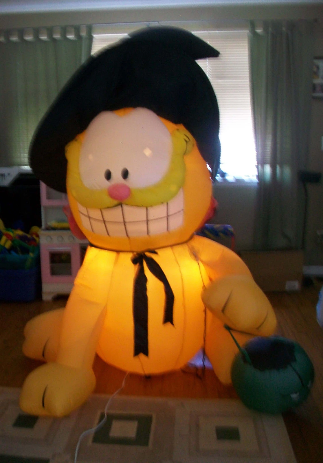 Image Gemmy Halloween Garfield Giant 6 Feet Airblown Inflatable Blow