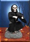 Grim reaper playing violin