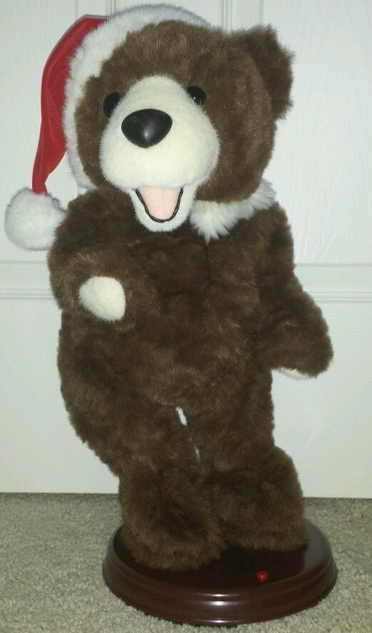 gemmy dancing santa bear