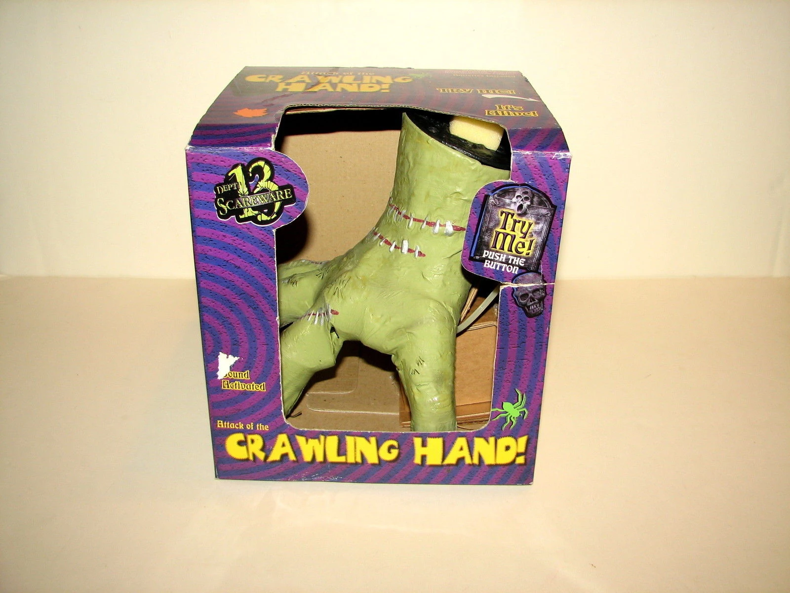 Image - Gemmy Halloween Sound Activated Walking Crawling Frankenstein