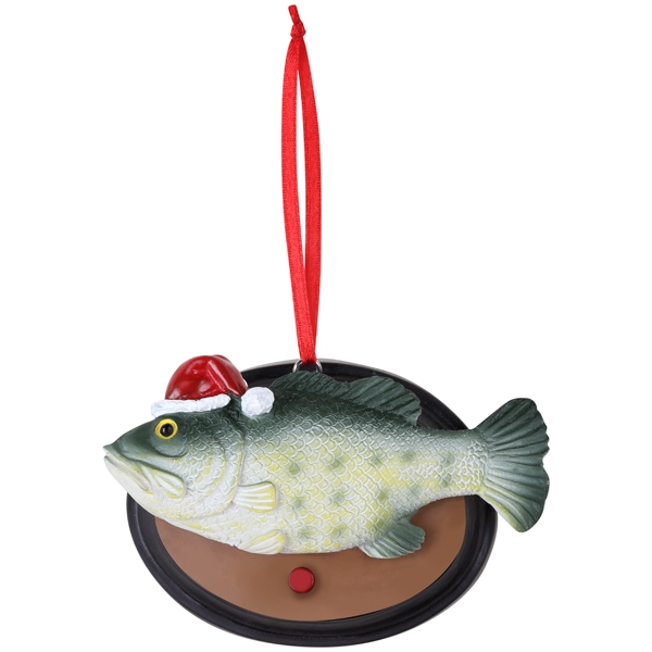 Bass Fishing Live Bait Sign Christmas Ornament Disneyana