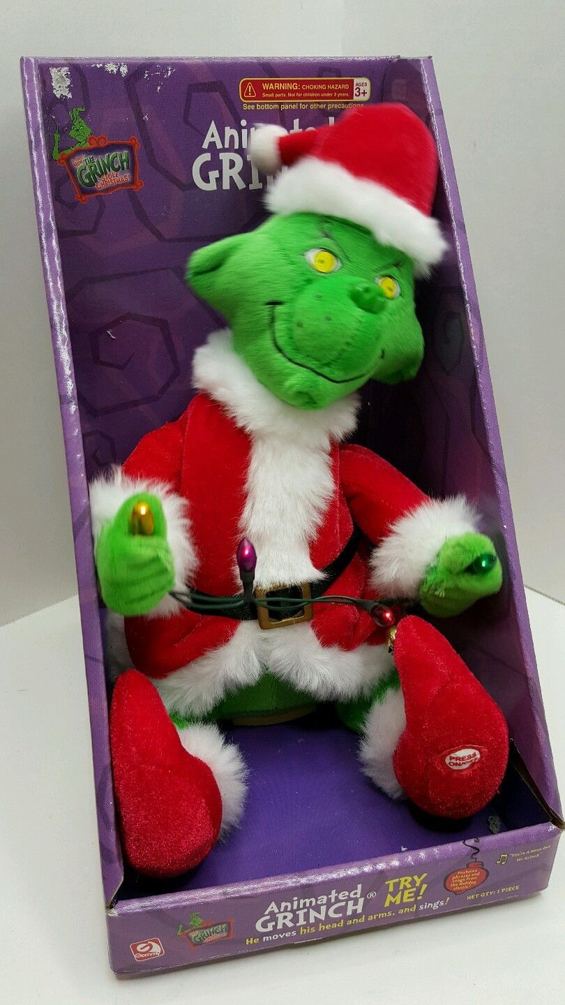 singing grinch plush