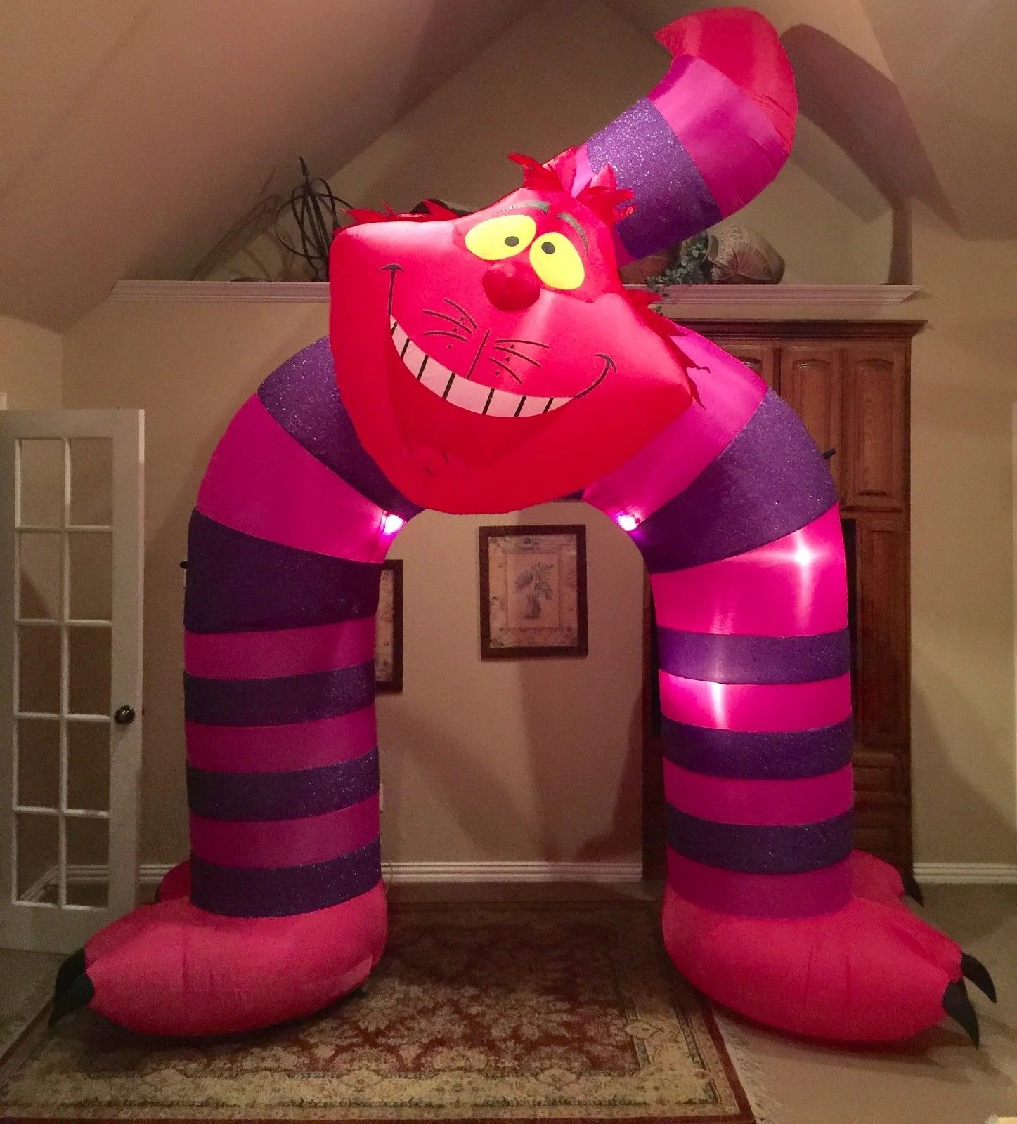 Image Gemmy Prototype Halloween Alice and Wonderland Archway