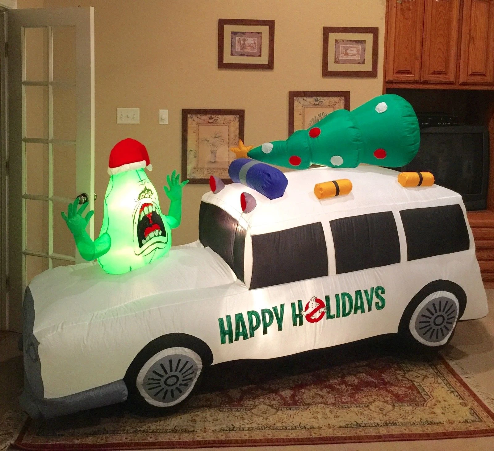 Image Gemmy Prototype Christmas Ghostbusters Car Inflatable Airblown
