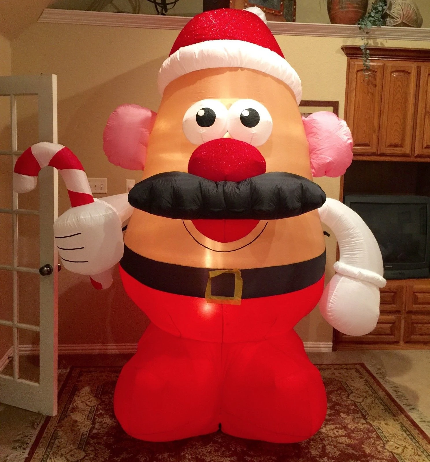 Image Gemmy Prototype Christmas Mr. Potato Head Inflatable Airblown