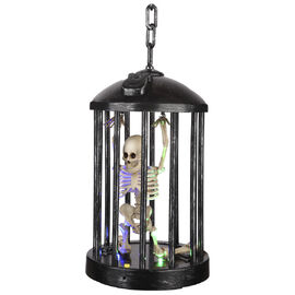 Animated Caged Skeleton