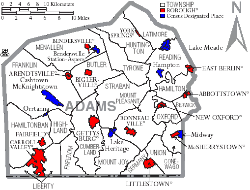 Adams County Pennsylvania Familypedia FANDOM powered by Wikia