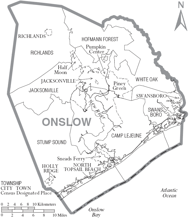 Onslow County, North Carolina Familypedia FANDOM powered by Wikia
