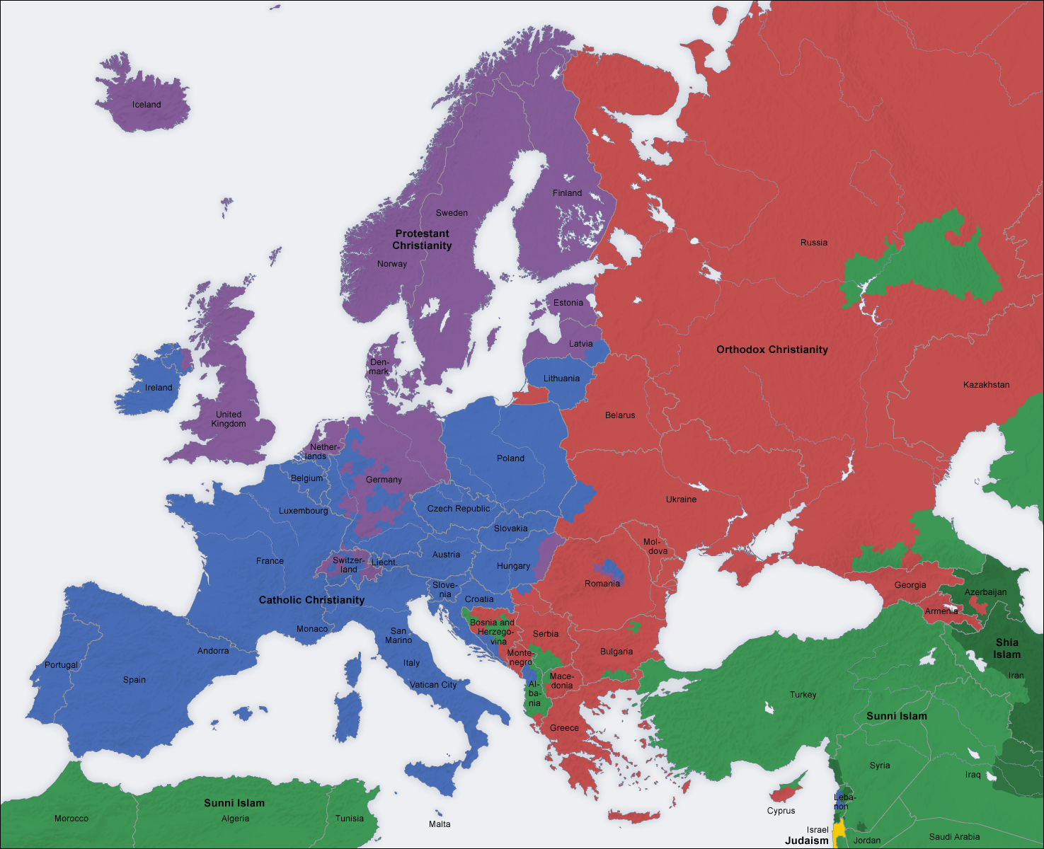Ethnic Map Of Europe