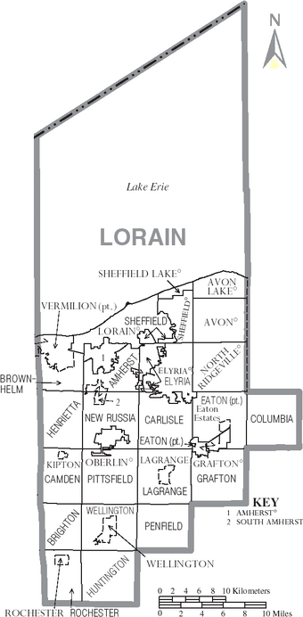 map of lorain county ohio Lorain County Ohio Familypedia Fandom map of lorain county ohio
