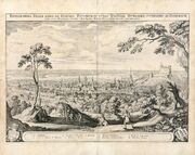 Bratislava (Posonium) by Matthaus Merian 1638