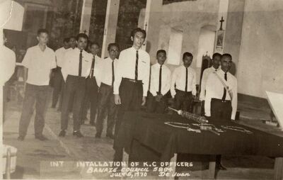 Eduardo's installation as Chancellor of KC Council 5894
