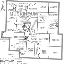 Muskingum County Ohio Familypedia FANDOM powered by Wikia